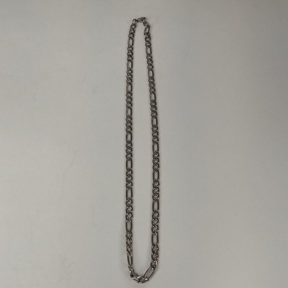 Chisel Figaro Chain Stainless Steel Necklace Link Unisex Gift Minimalist Preppy